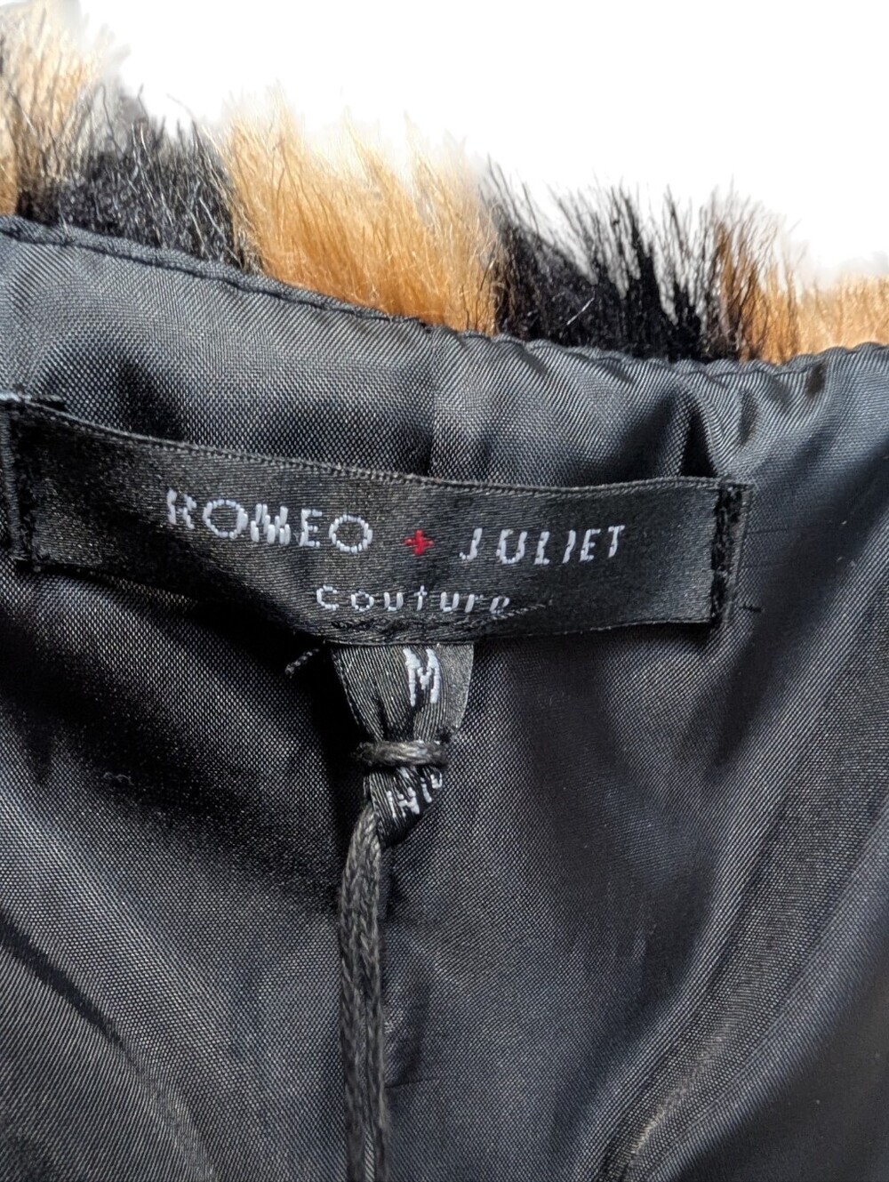 Romeo + Juliet Couture Faux Fur Leopard Print Vest Size Medium NWT - Picture 6 of 9